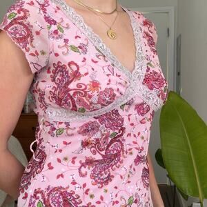 Self Esteem Vintage Y2K Tie Top